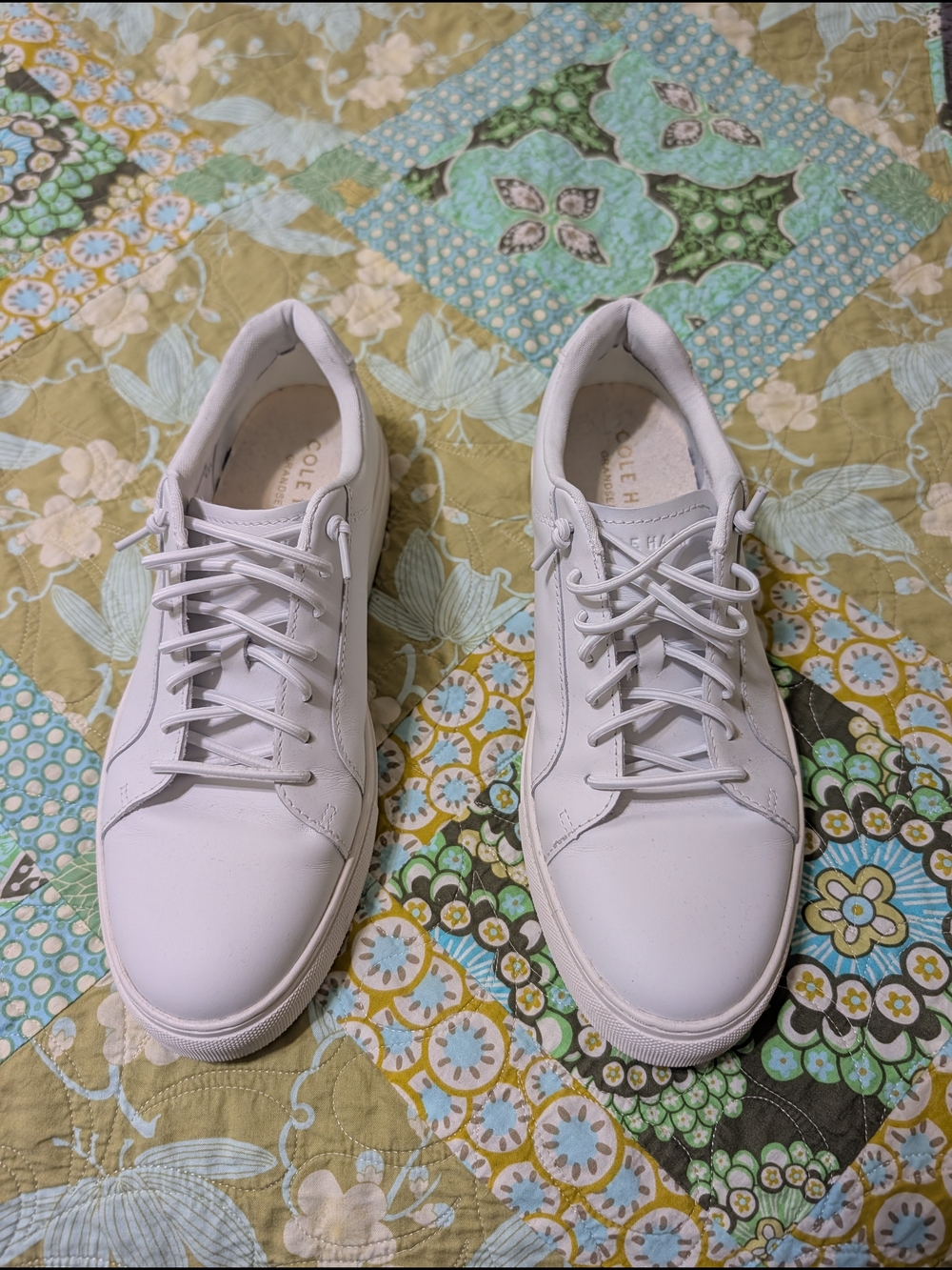 Cole Haan Grand Series Men’s White Leather Sneakers